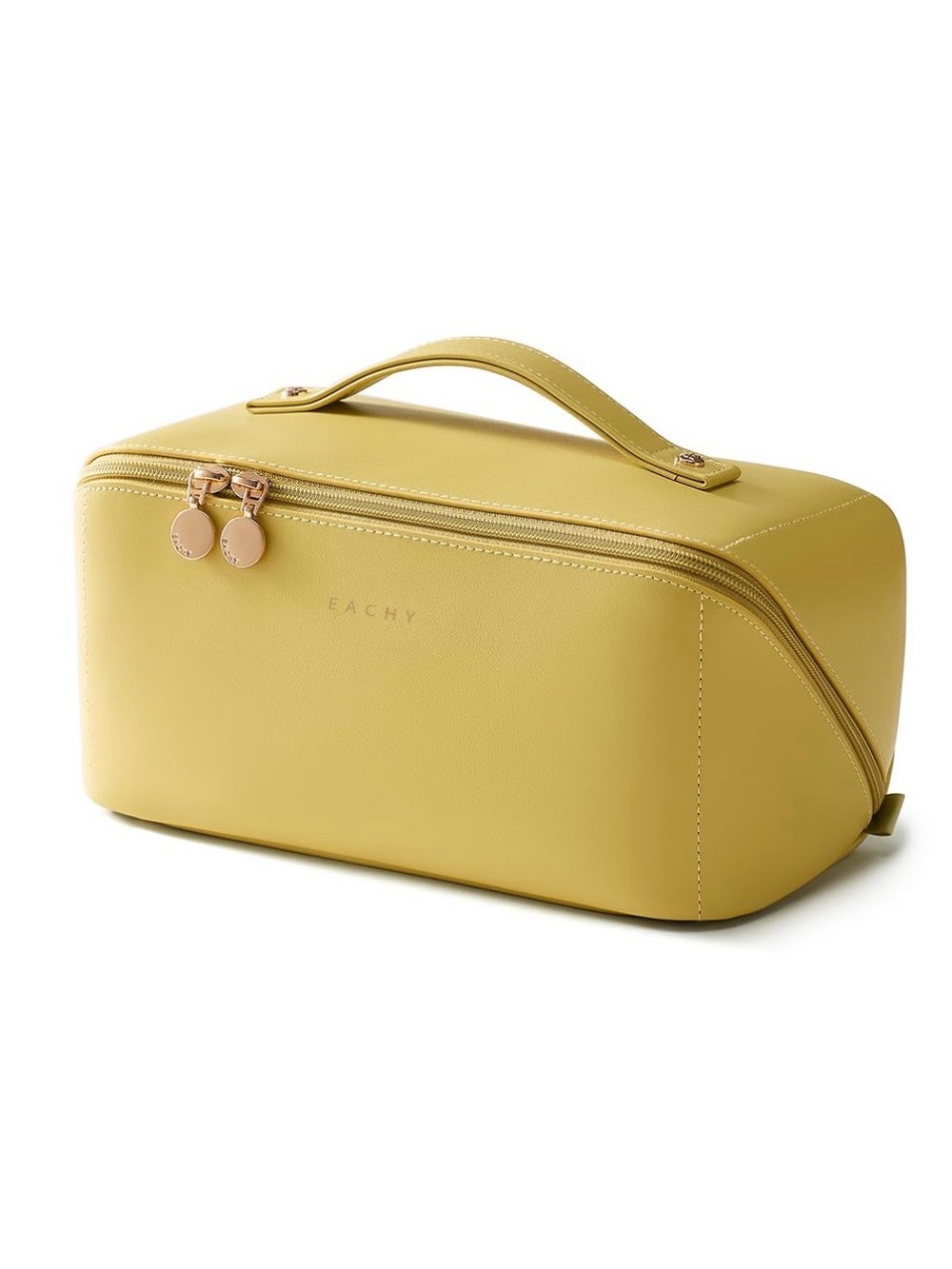 Yellow Leather Top-Handle Women's Bag